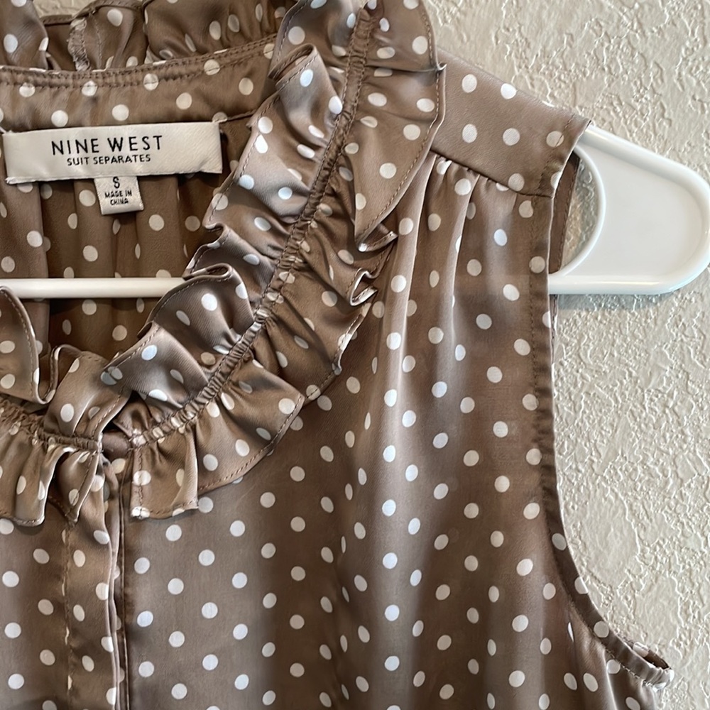 Nine West de seda – Talla S Sleeveless blouse - Picture 8 of 16